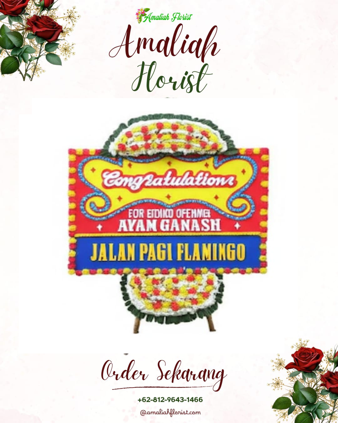 Sewa Papan Bunga Limo
